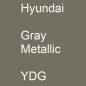 Preview: Hyundai, Gray Metallic, YDG.